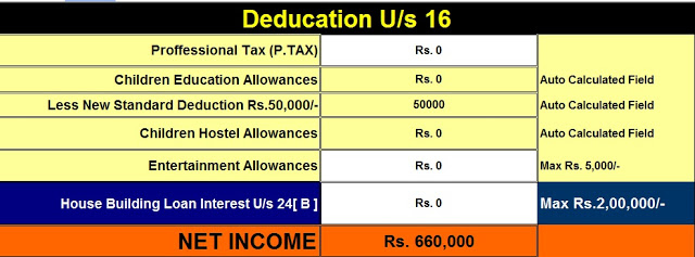 Download Automated Income Tax Calculator For The Financial 