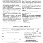 Fillable Form Ct 8109 Drs Connecticut Withholding Tax