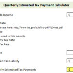 How To Calculate And Pay Quarterly Estimated Taxes Young
