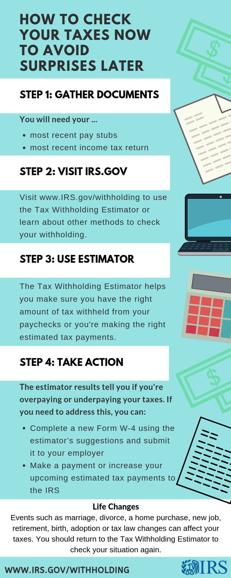 Improved Tax Withholding Estimator Now Available PG Co 