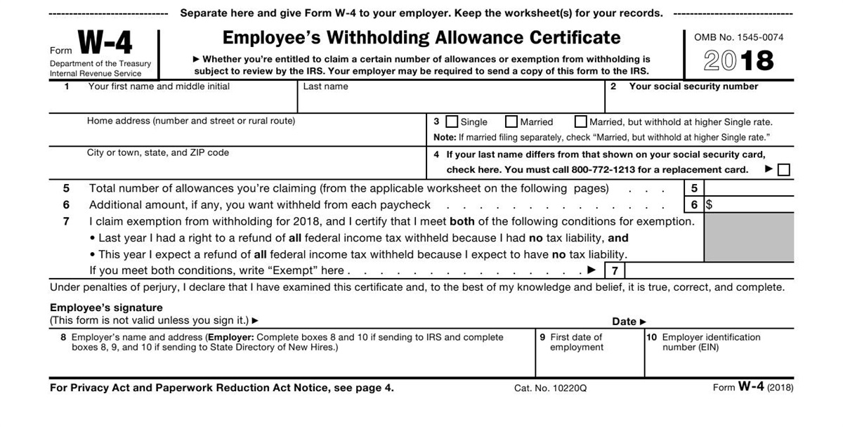 IRS RELEASES NEW FORM W 4 AND ONLINE WITHHOLDING 