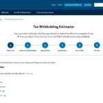 IRS Tax Withholding Estimator IRS
