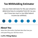 New Online Tax Withholding Estimator Released By IRS