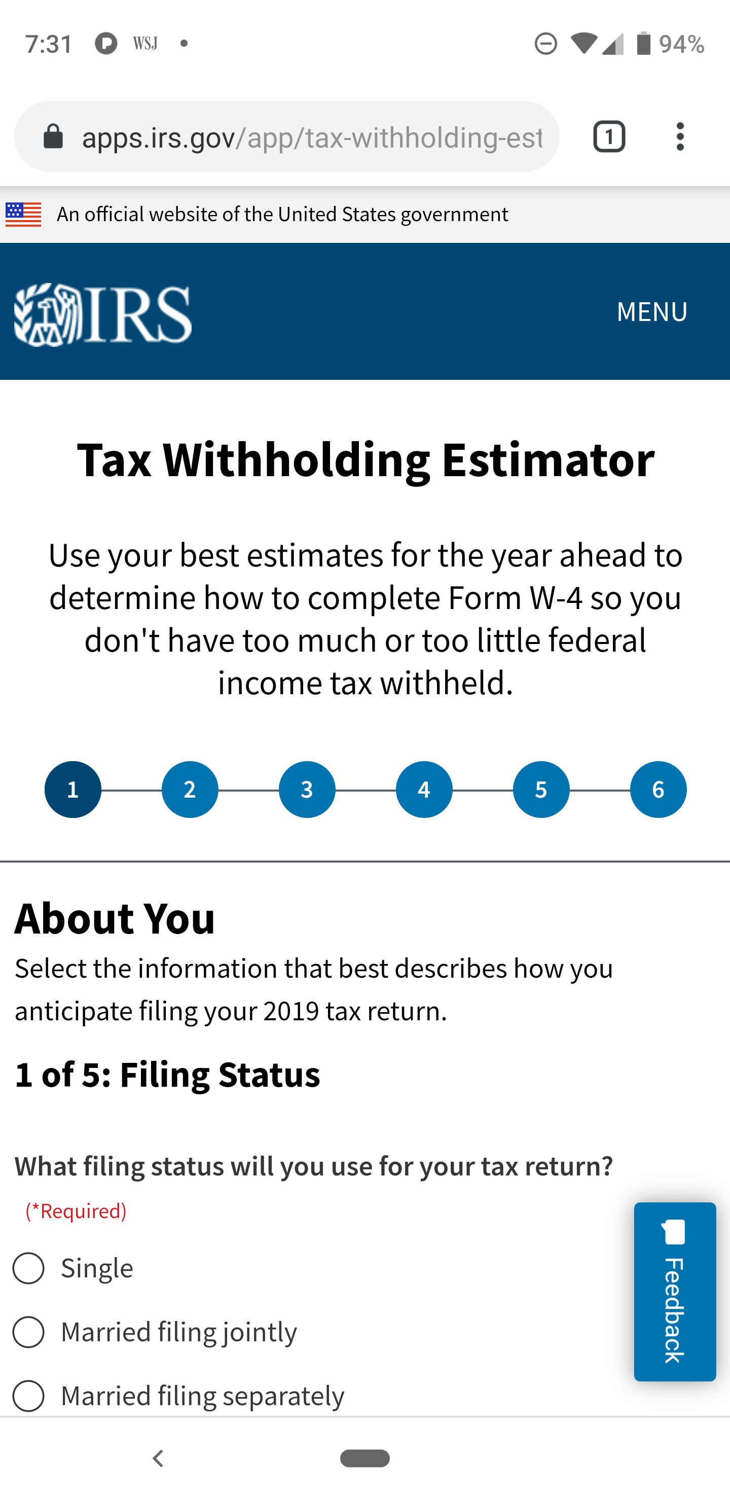 IRS Federal Tax Withholding Estimator Tax Withholding Estimator 2021