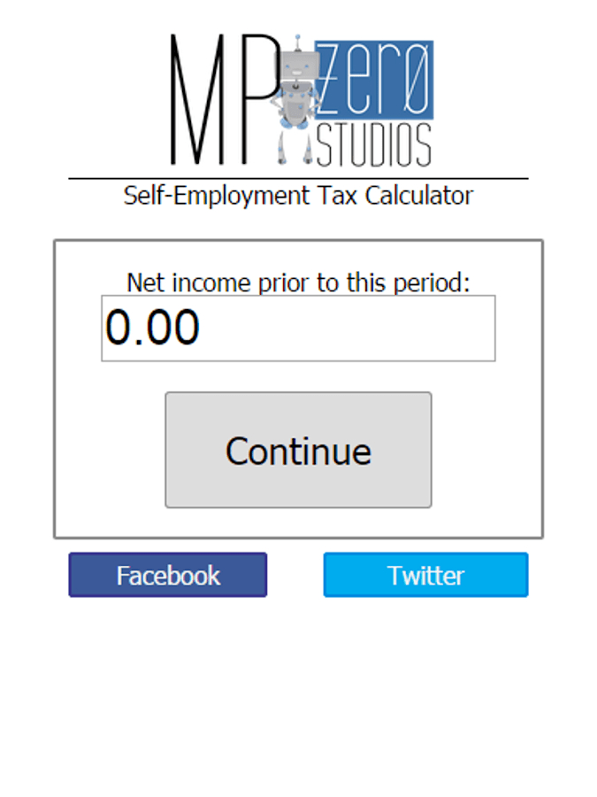 Self Employed Tax Calculator