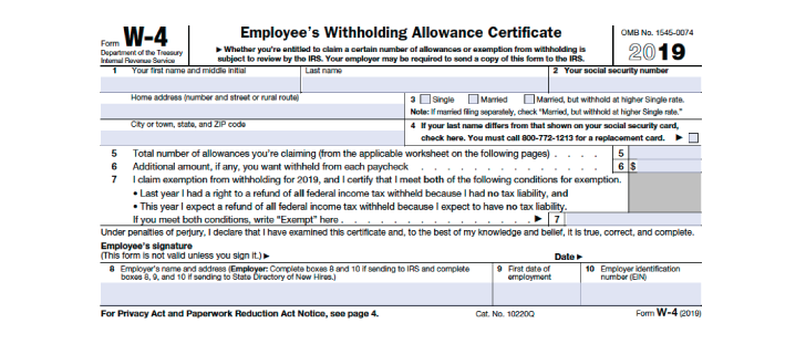 Extra Withholding W-4 Calculator