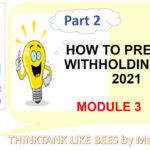 Withholding Tax 2021 PART 2 YouTube